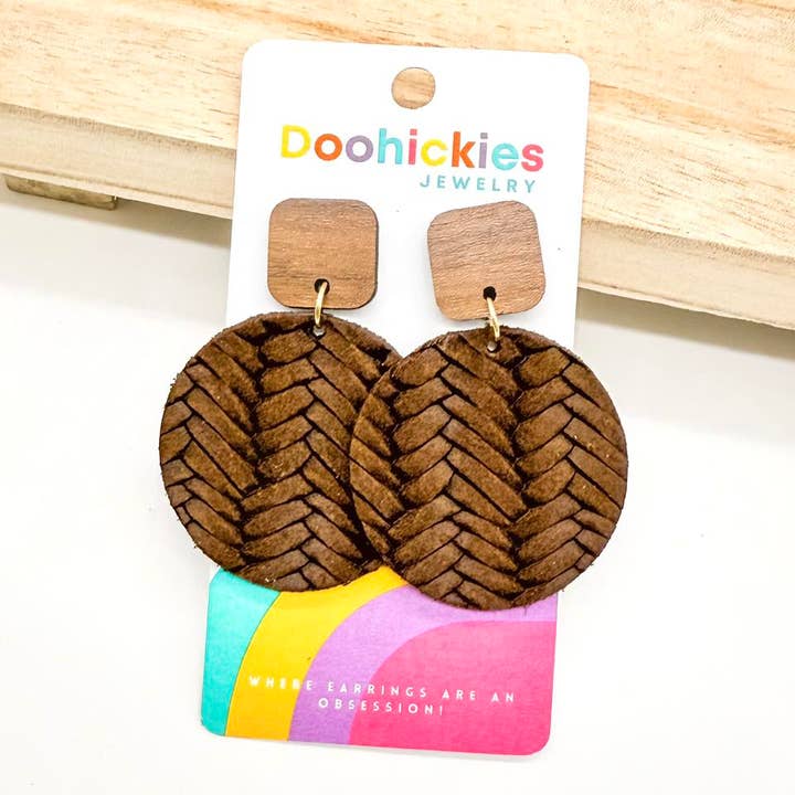 Doohickies - Wholesale Dangle Earrings - Vintage Christmas Braided Piggyback Earring Collection1