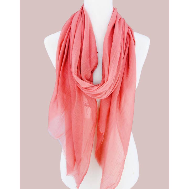 JC Sunny Fashion - Vente Écharpe – femme - JC023514 21 Couleurs - Écharpe Unie Super Douce8