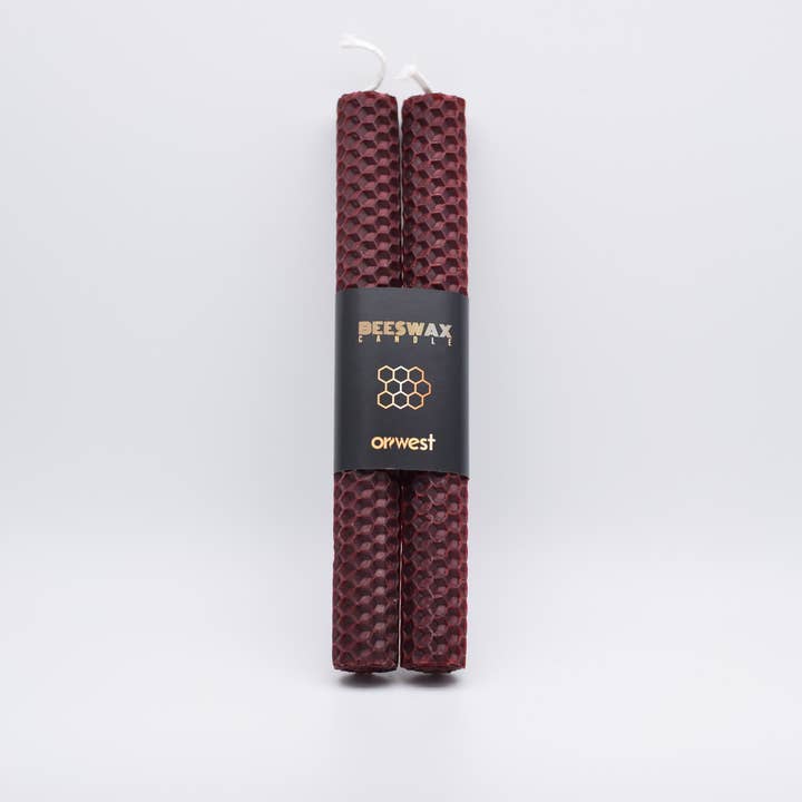 Oriwest - Wholesale Tapered Candle/Candlestick - Beewax taper candles (2pcs pack)3