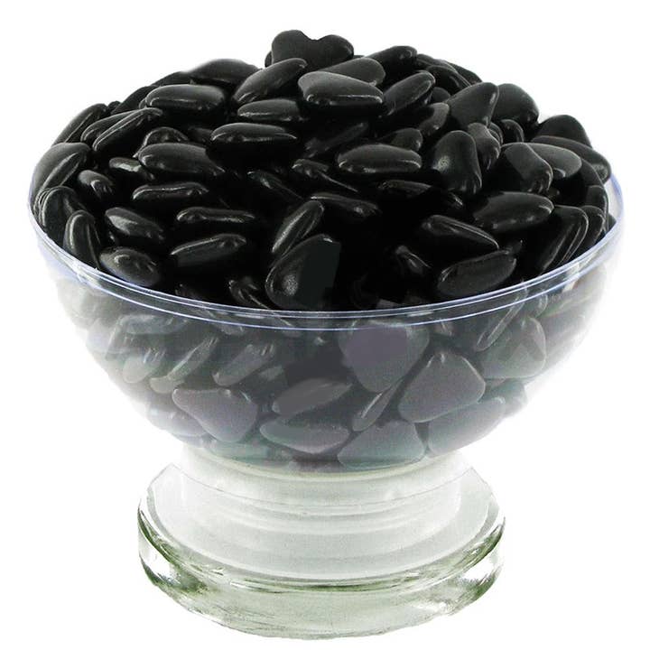 LS GROUP - Wholesale Chocolate-covered sweets - Mini chocolate dragee hearts black