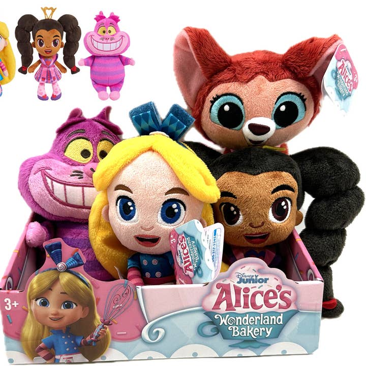 The Zoofy Group , LLC - Wholesale Stuffed/Plush Toy - Kids & Baby - DISNEY JP ALICE WONDERLAND BAKERY 7" ASST PLUSH
