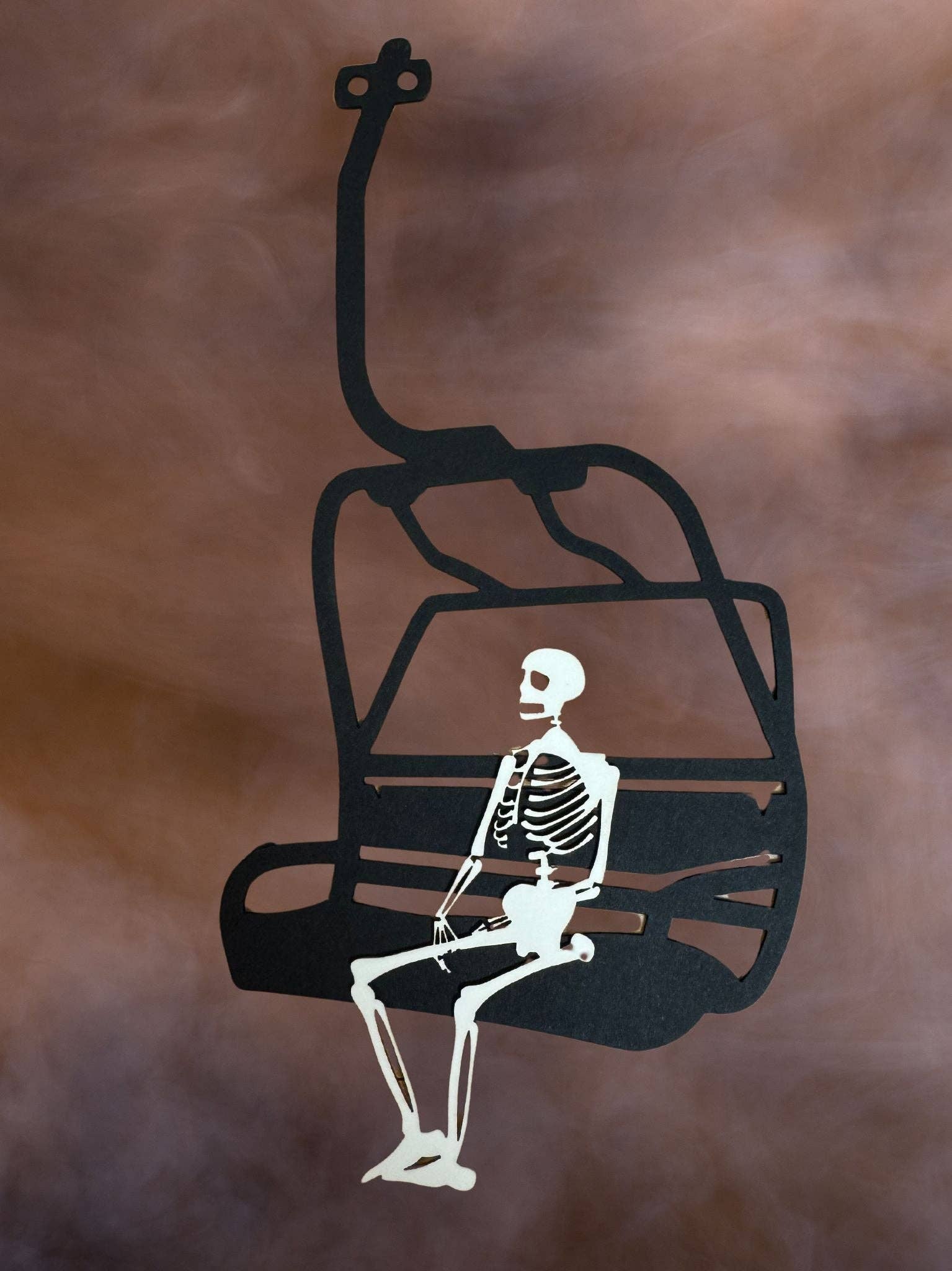 Black The Halloween Chairlift Garland for wholesale on Faire5