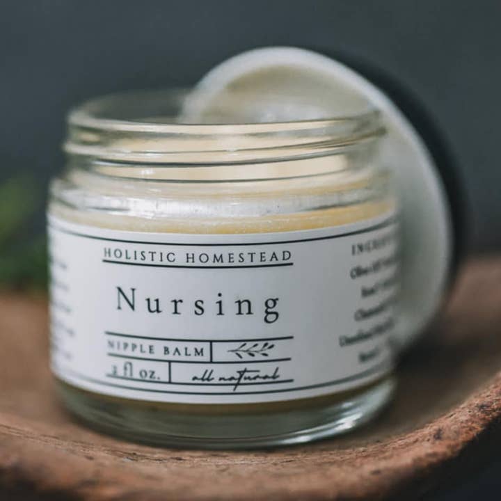 Nursing Nipple Balm for wholesale by Holistic Homestead