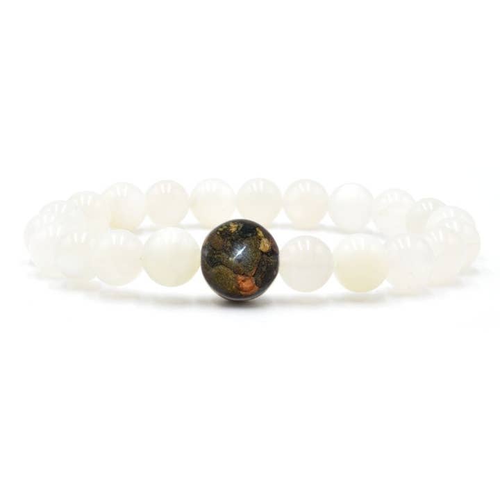 Portez un véritable morceau de Lake Superior : Moonstone pour la vente par Homes Bracelets