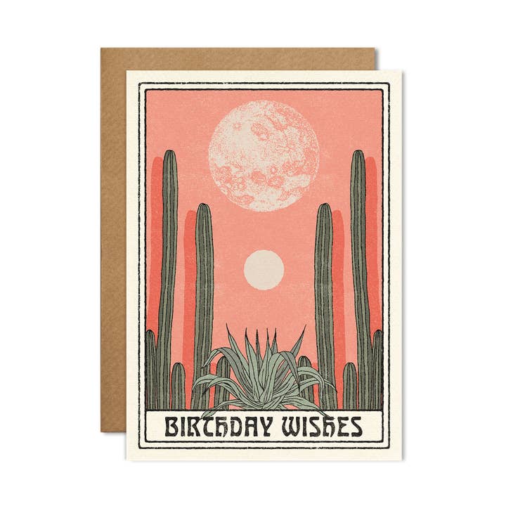 Birthday Wishes Card for wholesale by cai & jo USA