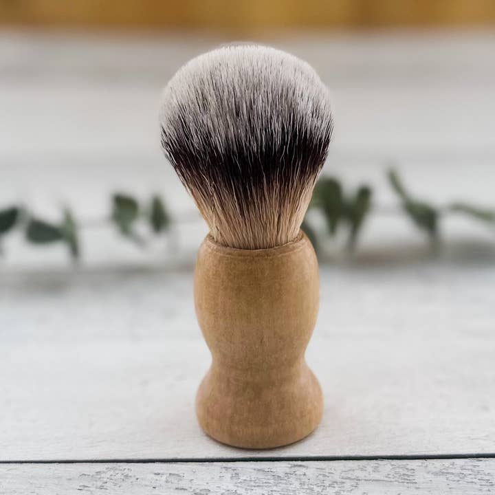 Bamboo Shave Brush for wholesale by Two Tree Soaps