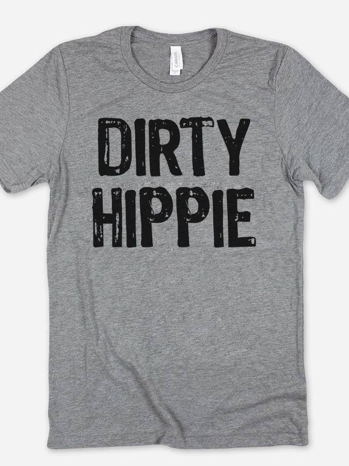 House Of Rodan - Wholesale Screen Printed T-Shirt - Women's - Dirty Hippie - Funny Nerd Cute HIppie Silly Stoner T-Shirt