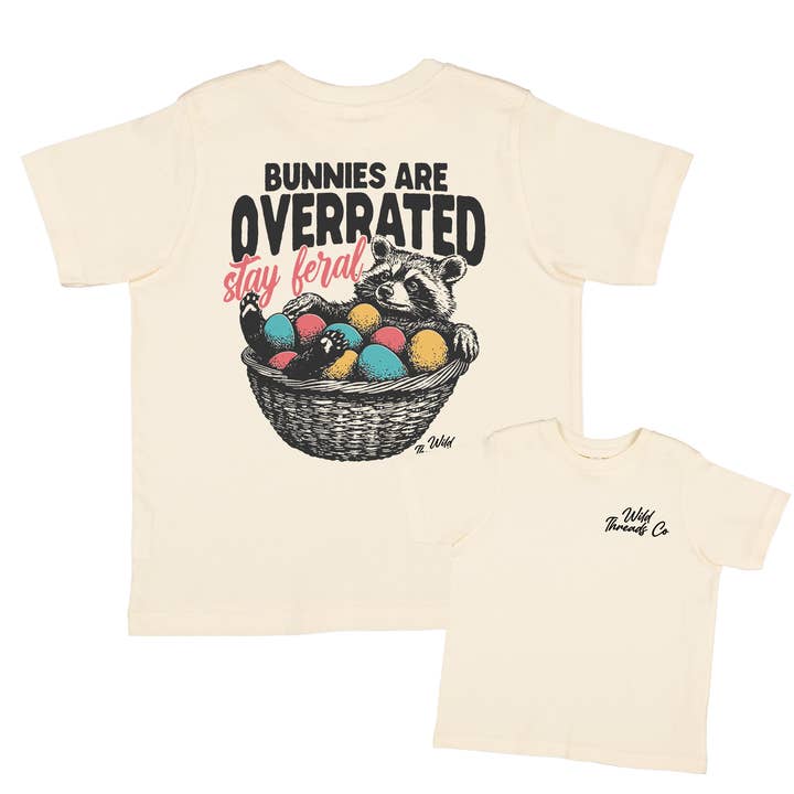 Bunnies Are Overrated Tee for wholesale by Wild Threads Co