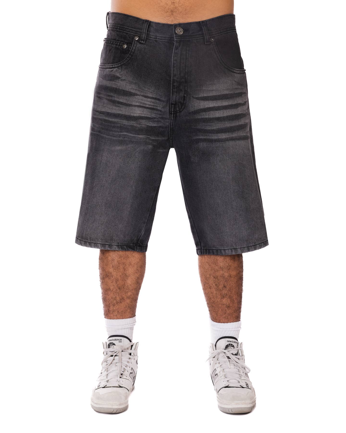 Generation XYZ - Wholesale Shorts - Men's - Loose Fit Denim Jorts  [HF-1084]7