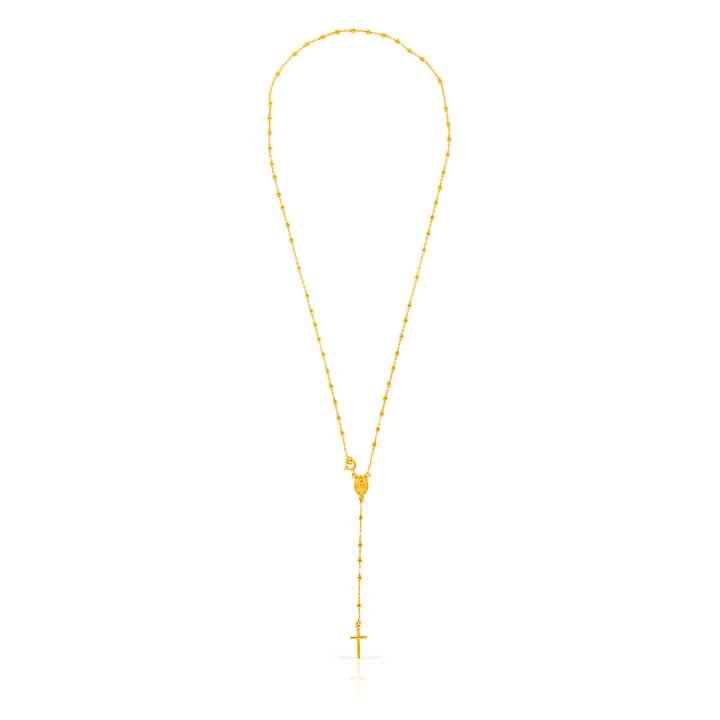 FIRENZE ARTEGIANI - Wholesale Pendant/Charm Necklace - Rosary Necklace with 925 Sterling Silver with silver beads1