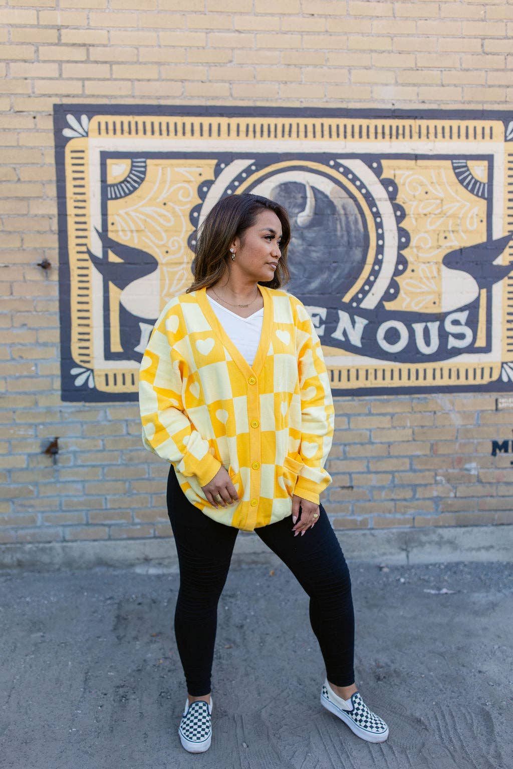 Taby Originals - Wholesale Cardigan - Women's - TABY ORIGINAL: Radical Self Love Cardigan In YELLOW*** Sizes XS-5X!***19