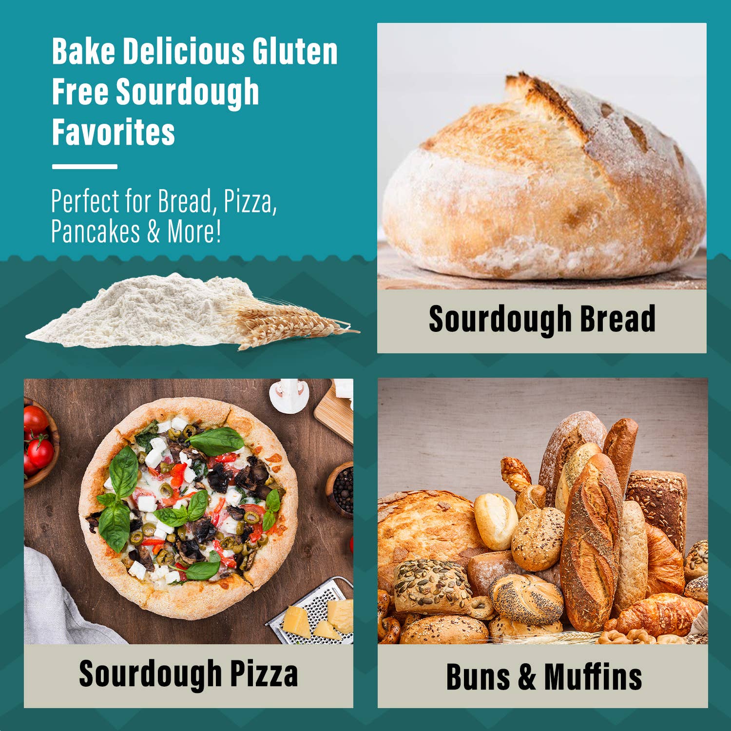 My Rustic Roots - Wholesale Bread Mix - Organic, Non GMO GLUTEN FREE Sourdough Starter 12 gram.4