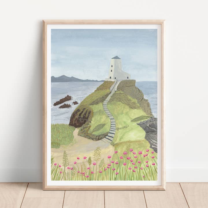Ynys Llanddwyn Art Print - Llanddwyn Island for wholesale by Sarah Frances