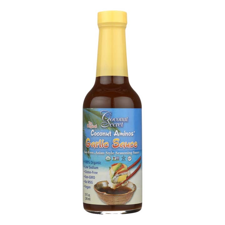 Ware Spark - Wholesale Sauce - Coconut Secret - Coconut Aminos Garlic Sauce - Case Of 12 - 10 Fl Oz.