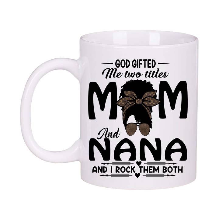 Mom Nana Mother's Day Birthday Appreciation Coffee Tea Mug Gift Set for wholesale by Inspire Me Positive
