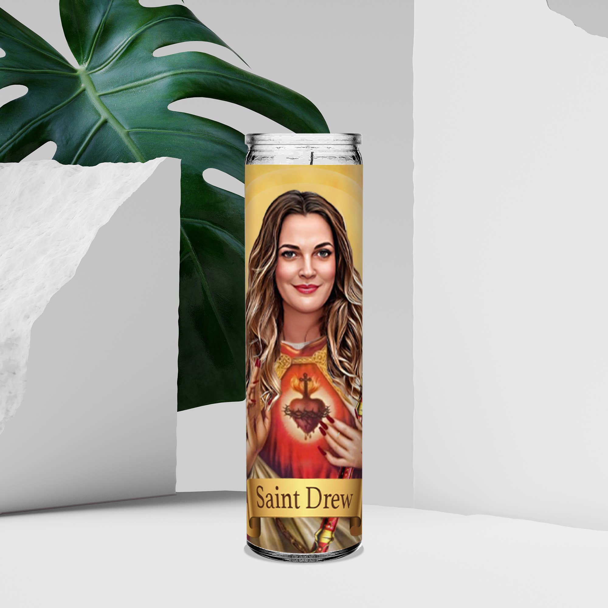 Texrah – Großhandel Opferkerze – Saint Drew Barrymore Promi-Gebetsparodie-Kerze1