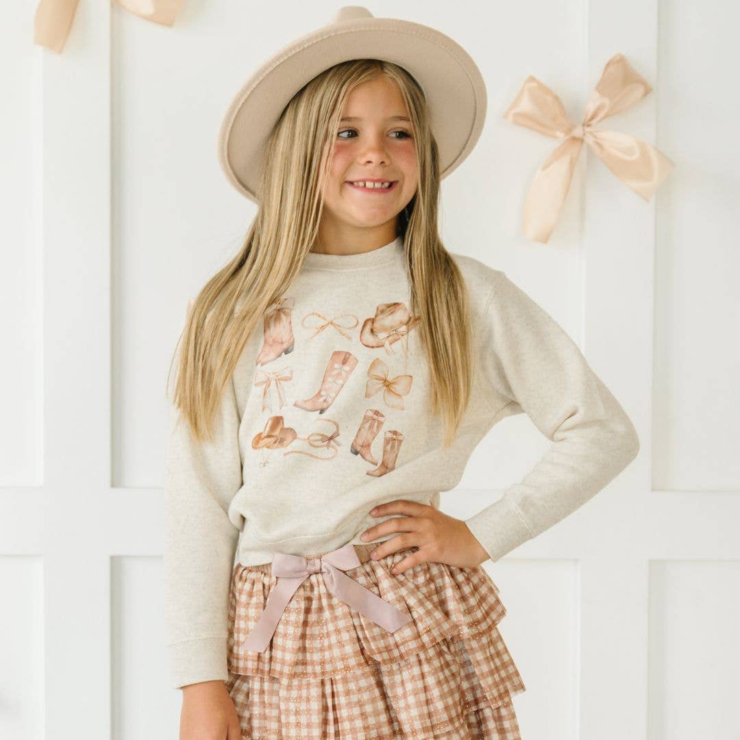 Sweet Wink – Großhandel Sweatshirt – Kinder – Cowgirl Cutie Sweatshirt - Mädchenkleidung - Westernbekleidung2