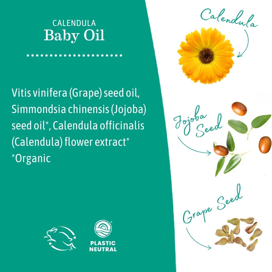 Earth Mama Organics - Wholesale Bath/Body Oil - Baby - Calendula Baby Oil2
