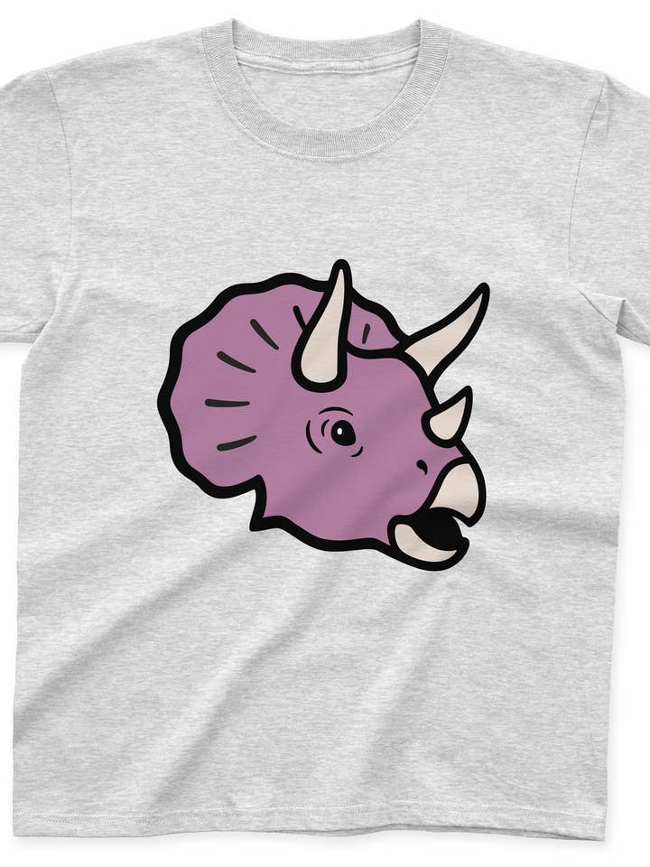 Triceratops T-shirt voor kinderen voor wholesale door Clumsy Hooves