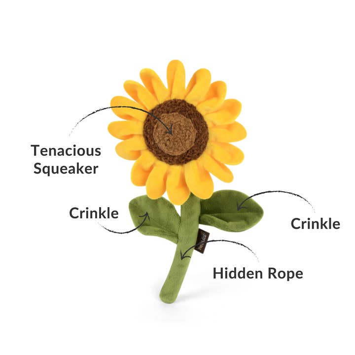 P.L.A.Y. Pet Lifestyle and You - Wholesale Pet Plush Toy - Dog - Blooming Buddies - Sassy Sunflower2