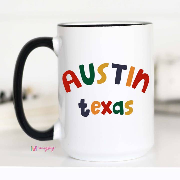 Tasse Personnalisée Principale Ville État, Ville État, Tasse Personnalisée pour la vente par Mugsby