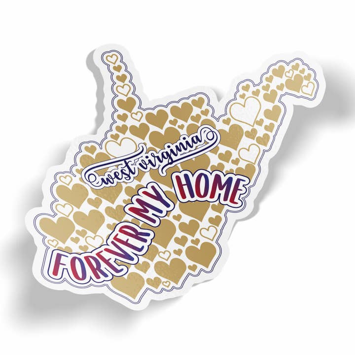 West Virginia Forever My Home klistermärke för wholesale av JE Creates