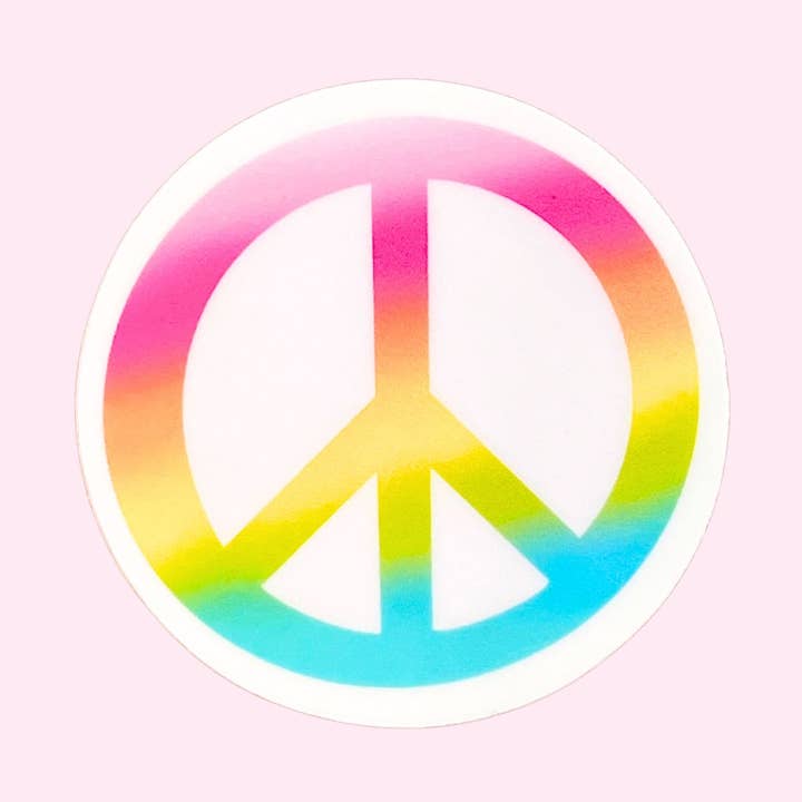 Sticker - Peace Sign for wholesale by All She Wrote Notes
