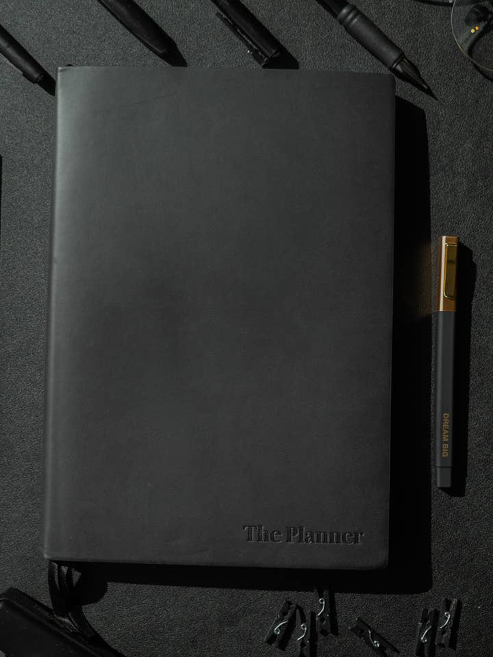 The Perpetual Planner - Black for wholesale by The Squared Paper Co