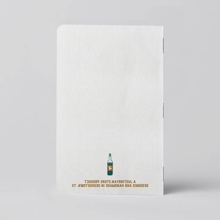 Justin Ryan Books - Wholesale Notebook - Wine Log Book - Two 20-page books - Winery Tasting Journal