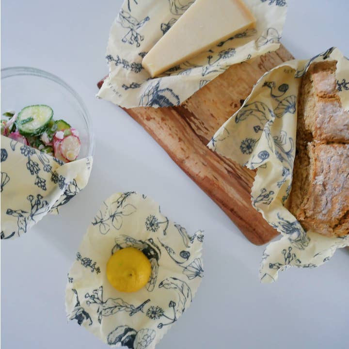 Millbee - Wholesale Food storage wrap/bag - Beeswax Food Wraps Variety 3 Pack9