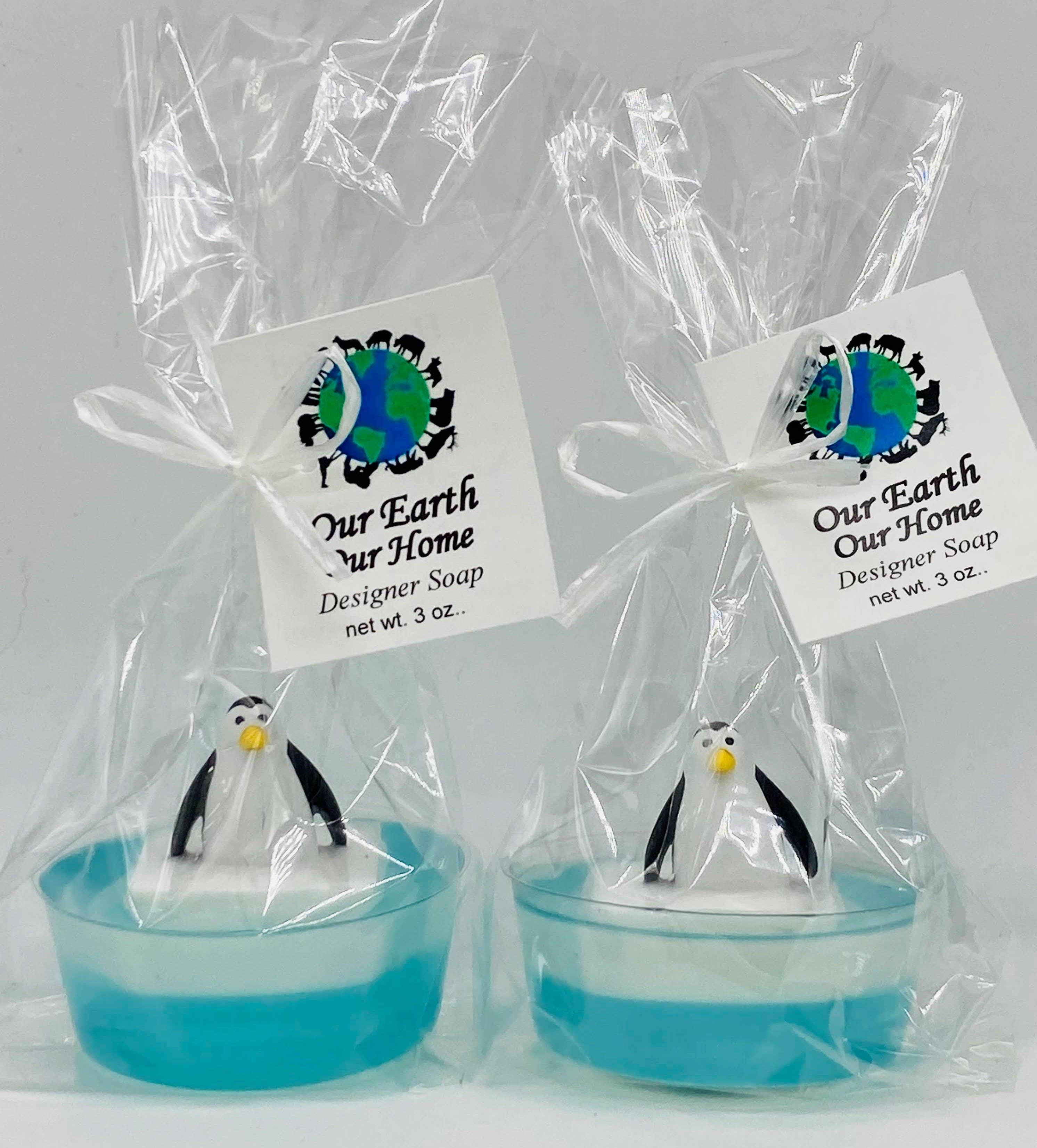 Just Bubbly - Wholesale Bar Soap - Our Earth, Our Home Penguin Soap1