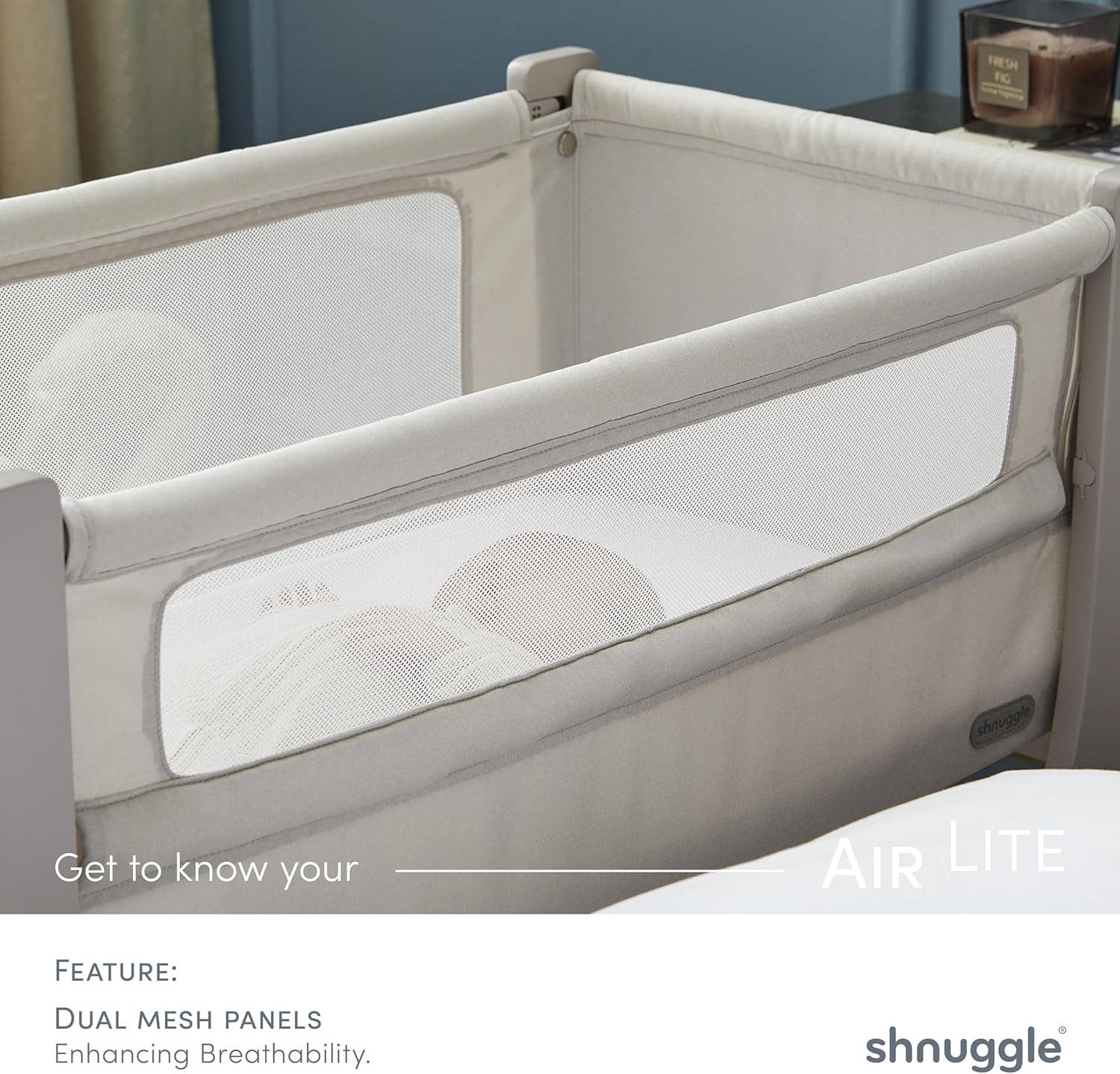 Shnuggle - Wholesale Bassinet - Baby - Shnuggle Air Lite Infant Bedside Bassinet14