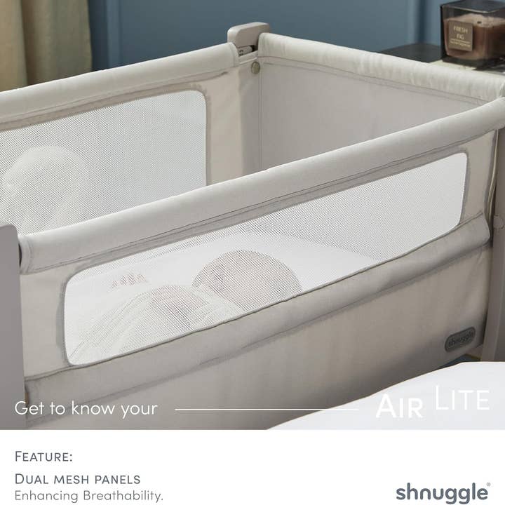 Shnuggle - Wholesale Bassinet - Baby - Shnuggle Air Lite Infant Bedside Bassinet14