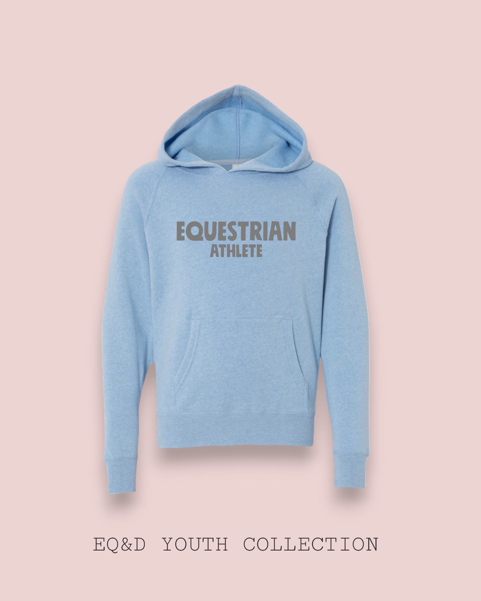 Equine & Design, LLC - Wholesale Hoodie - Kids - YOUTH EQUESTRIAN ATHLETE HOODIE1
