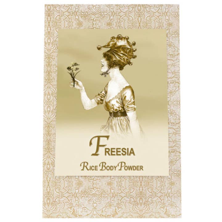 Recarga de Pó Corporal de Arroz Freesia 8oz. por atacado de La Bouquetiere French Collections
