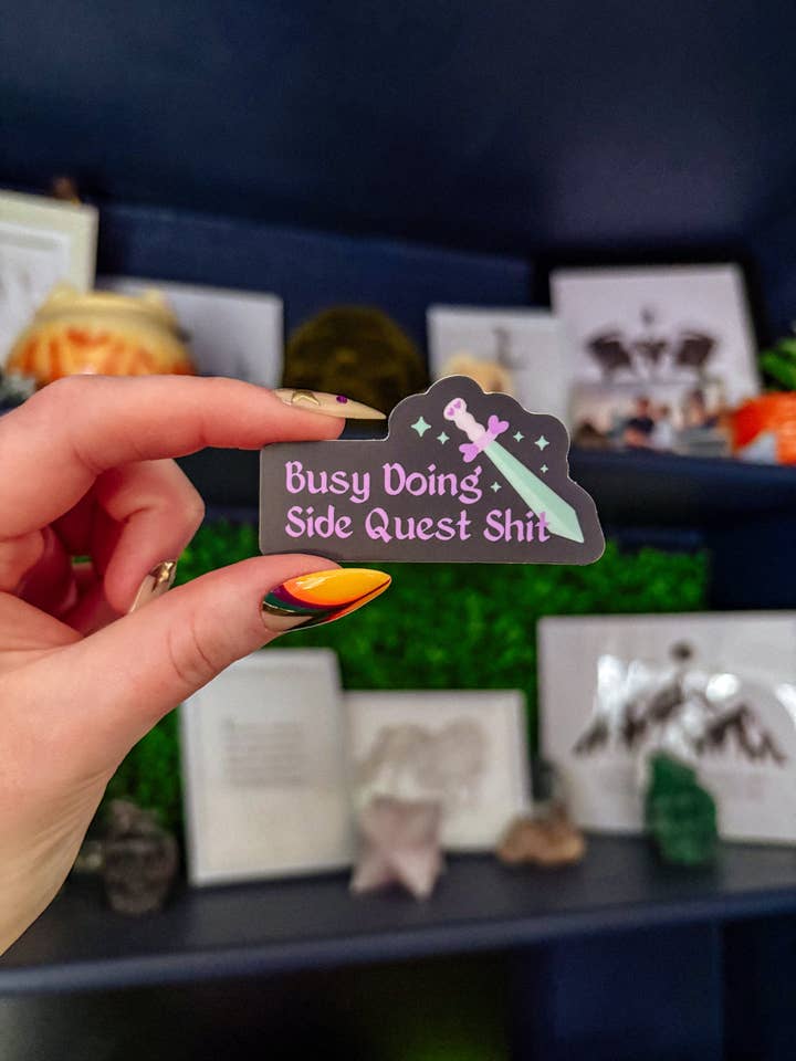 Side Quest Shit Sticker for wholesale by Scarlet’s Freckles