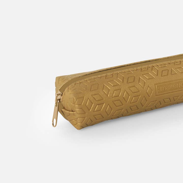 MAKENOTES – Großhandel Federmäppchen/Federtasche – Kleines goldenes Federmäppchen2