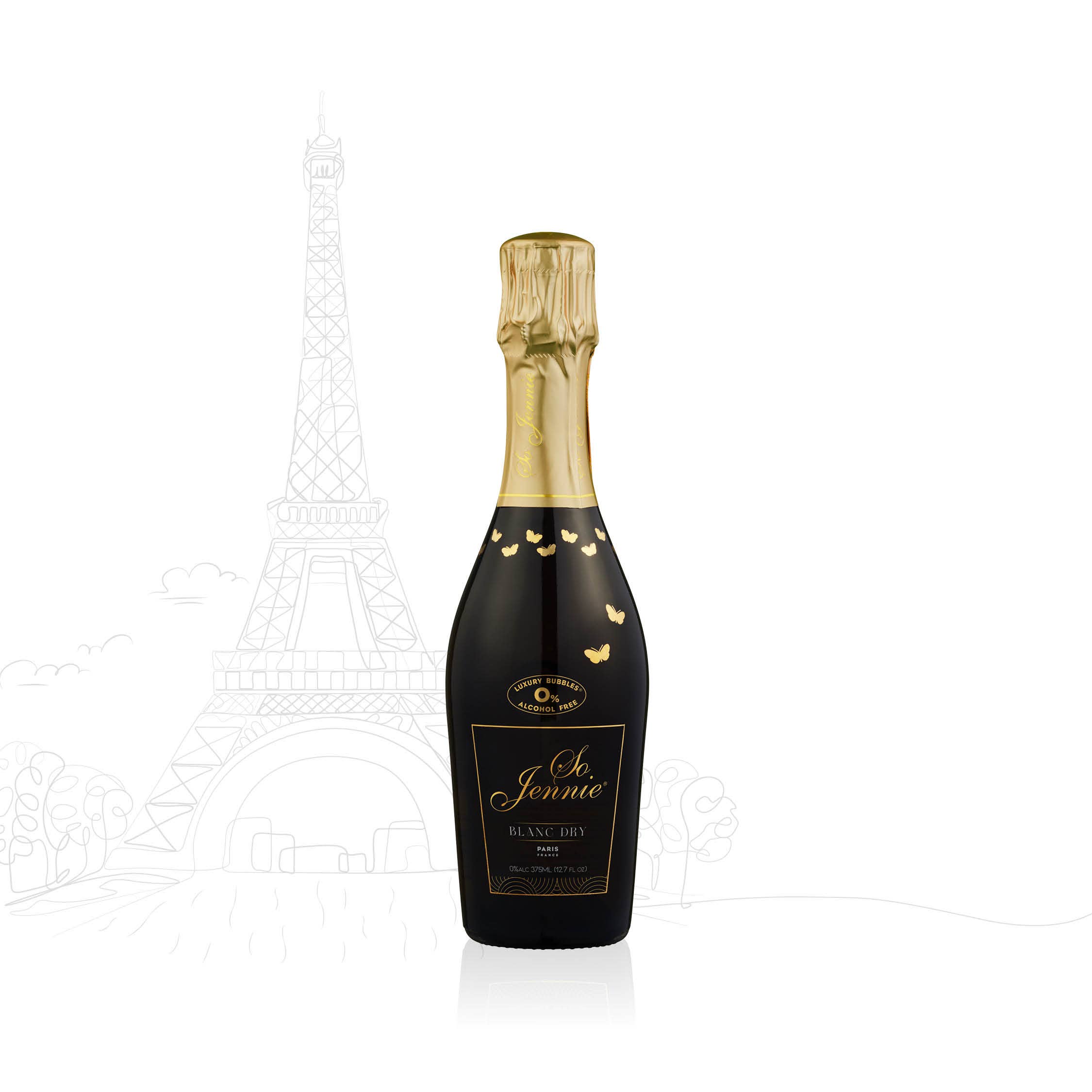 Zepeim - Wholesale Non-Alcoholic Spirits/Wine/Beer - So Jennie Paris Blanc Dry Non-Alcoholic Champagne (375ml, 6)0
