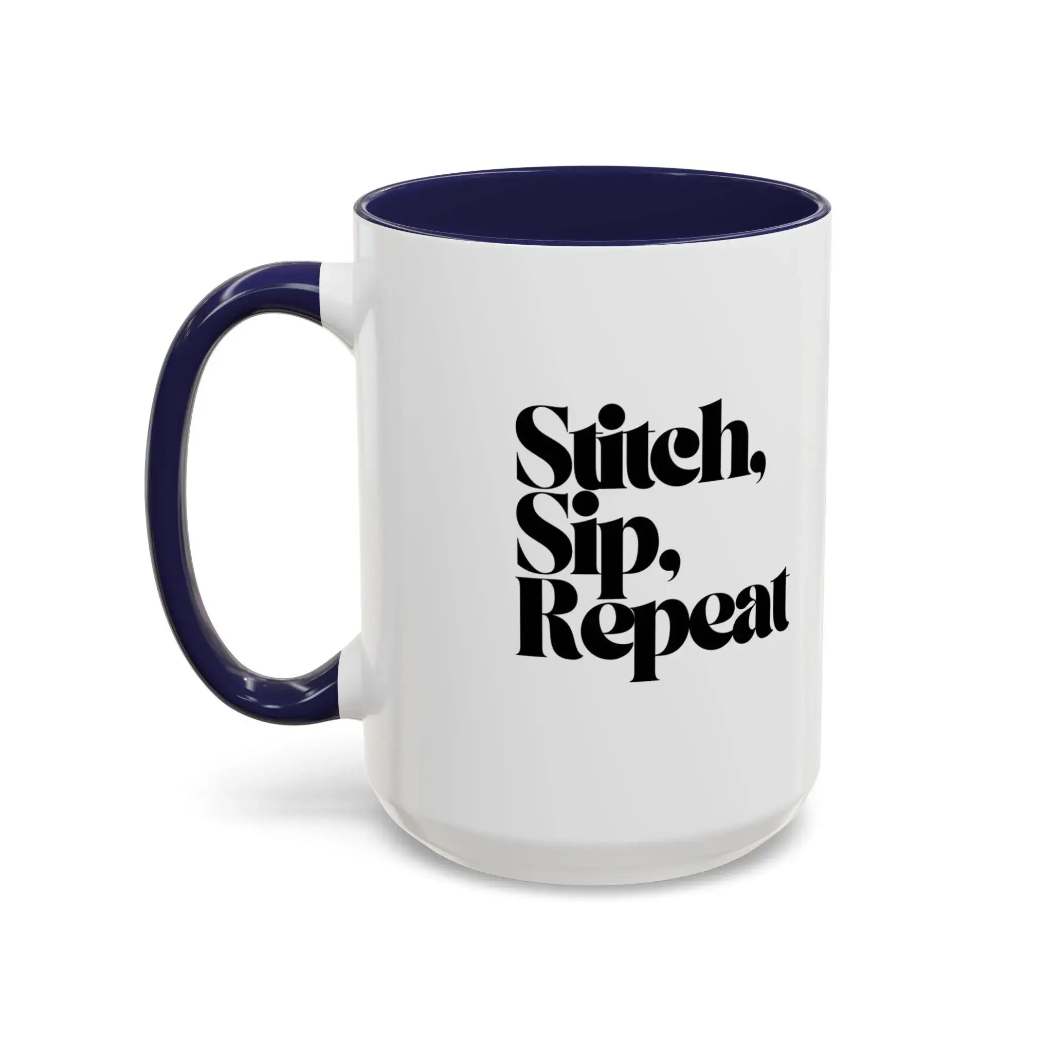 Sweet South Design - Wholesale Coffee mug - Punch Needle Mug, Ceramic, 15 oz, Stitch, Sip, Repeat8