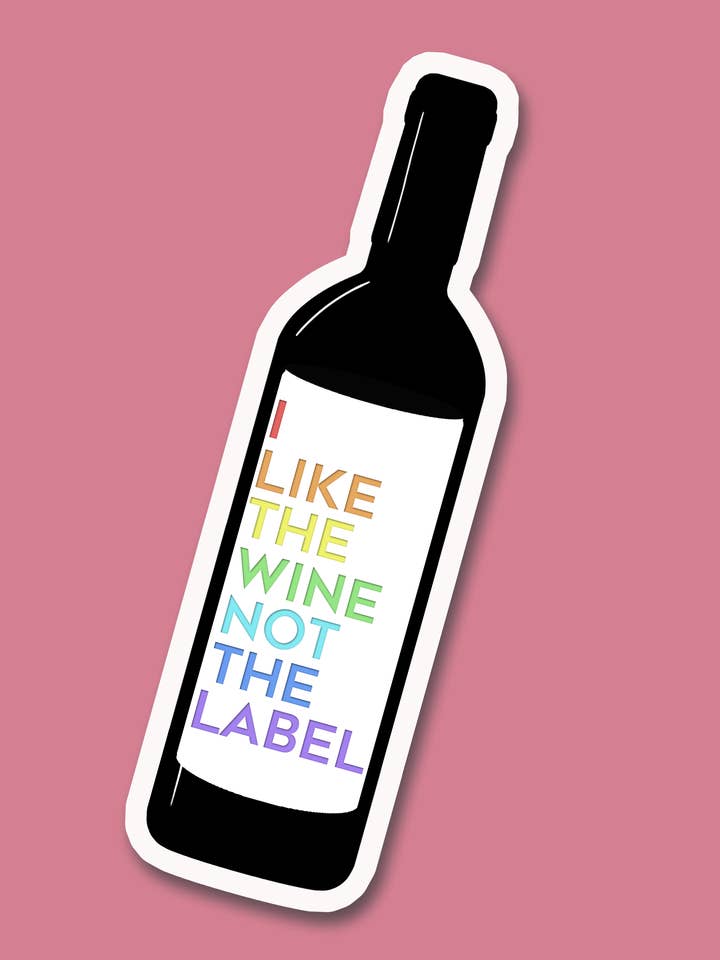 I like the wine, not the label sticker for wholesale by Shecanter