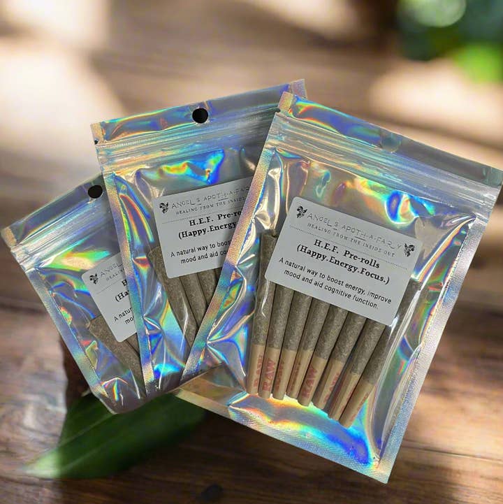 Angels Apoth-a-fairy - Wholesale Meditation Supplies - H.E.F. – Happy. Energy. Focus. Pre-rolled pack1