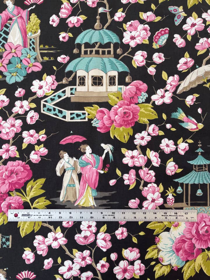 Meredith Chinoiserie Pillow with Feather Insert - Custom for wholesale by Dahlia & Grace pillows