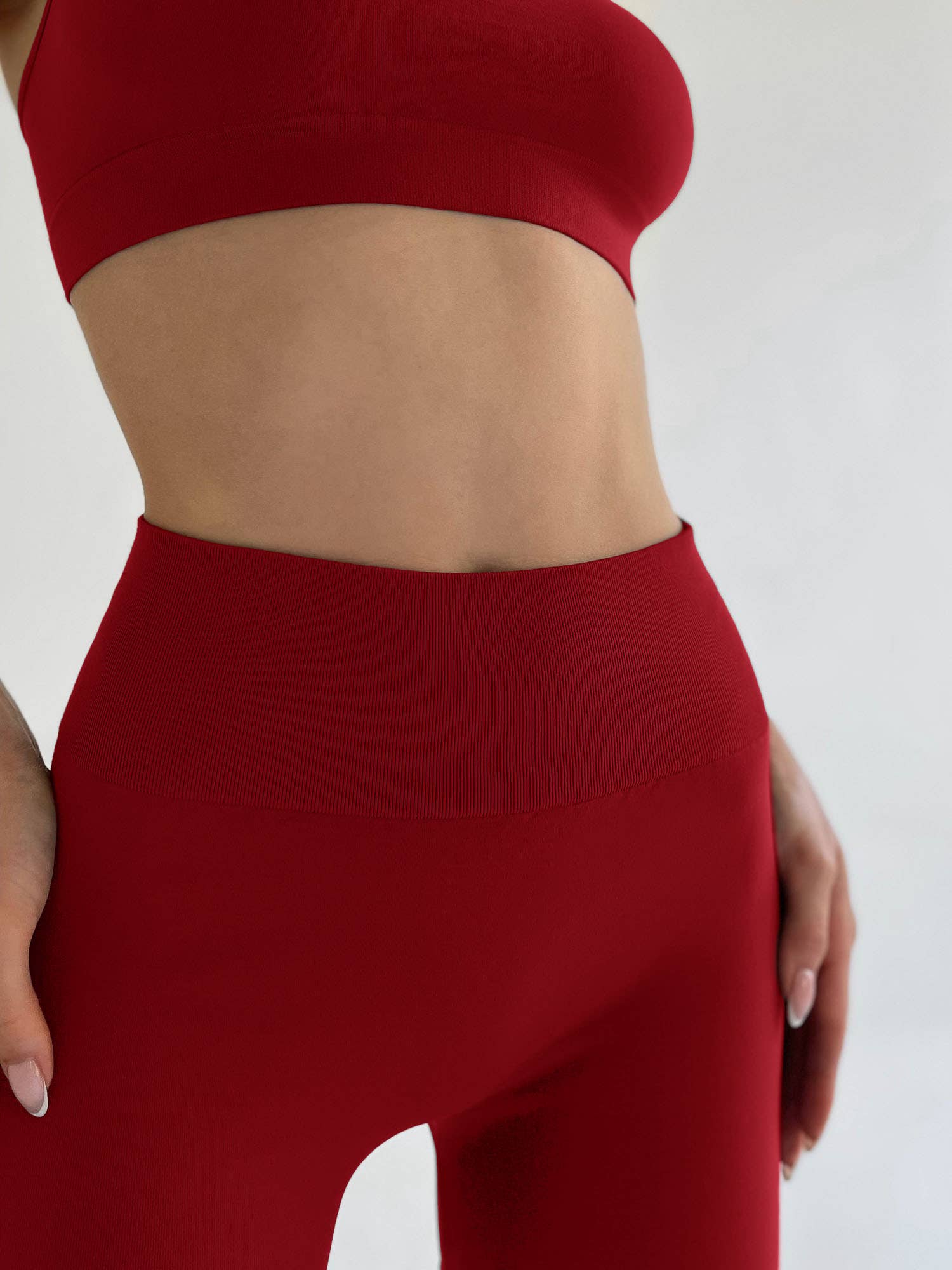 SIAWEAR - Wholesale Athletic Shorts - Women's - Leggings Bike Shorts Slim 200 den ROYAL RUBY Pilates 🇮🇹3