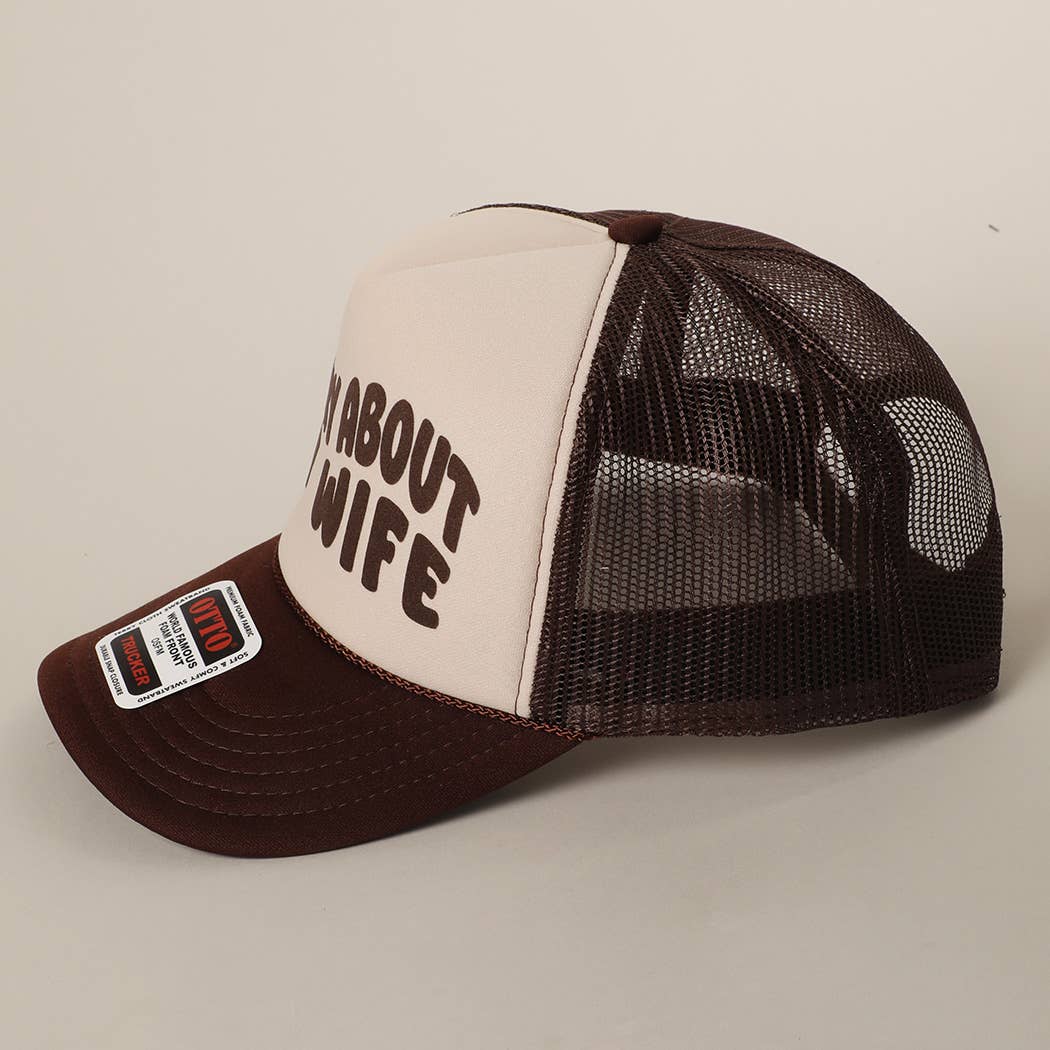 Fashion City – wholesale Truckerkeps – Unisex – Förlåt för min fru&man meshkeps5