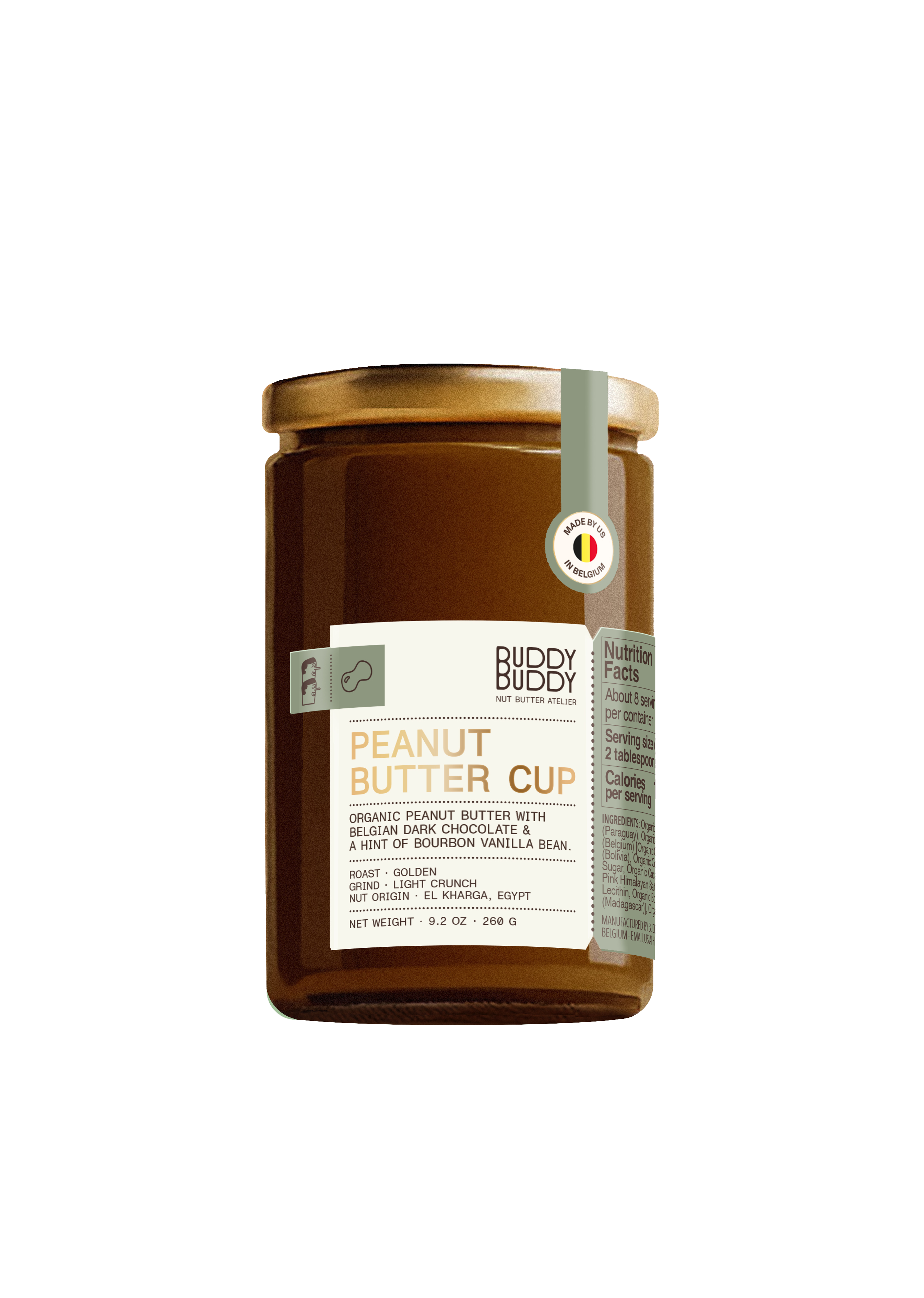 BUDDY BUDDY - Wholesale Nut Butter - Organic Peanut Cacao Nut Butter – Peanuts & Chocolate1