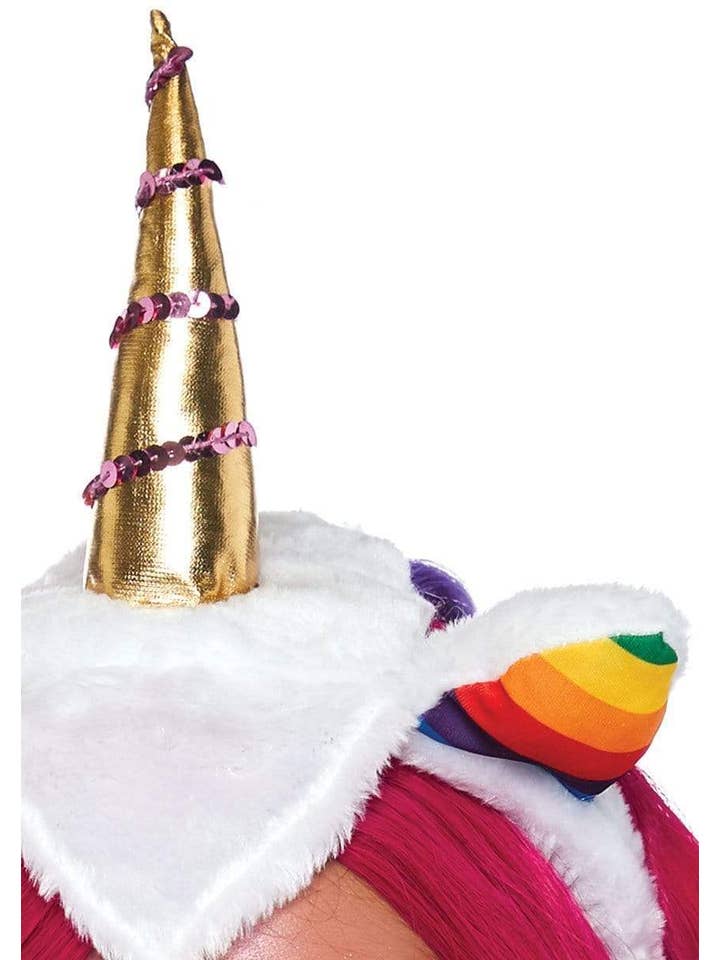Envy Body Shop - Wholesale Costume - Women's - Leg Avenue Women's Unicorn Headband with Rainbow Wig Mane2