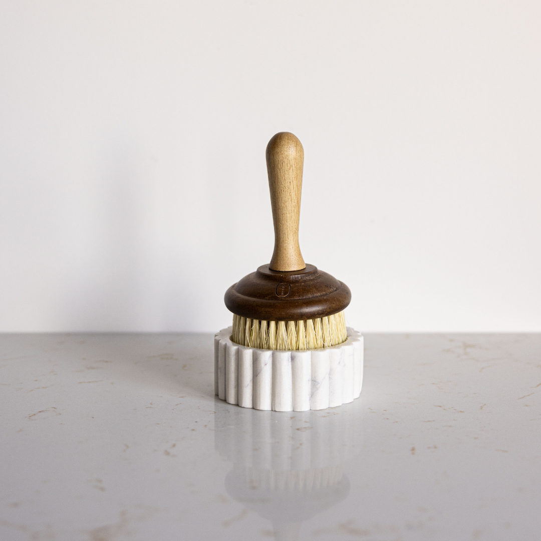 Luxe B Co - Wholesale Bath Soap Dish - White Marble Fluted Soap Dish4