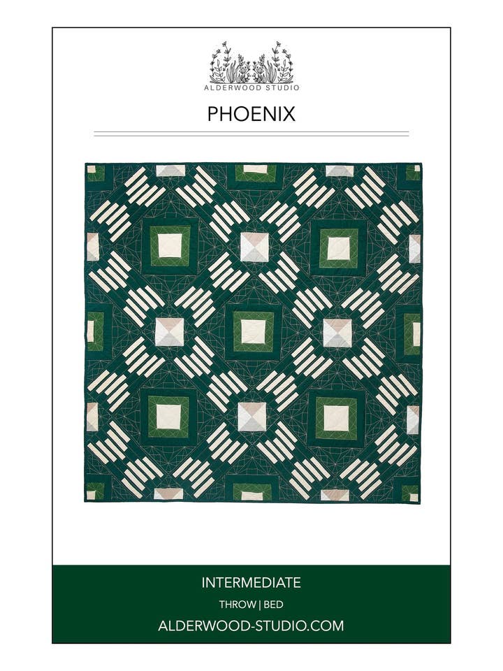 Motif de couette Phoenix, paquet de 5 pour la vente par Alderwood Studio