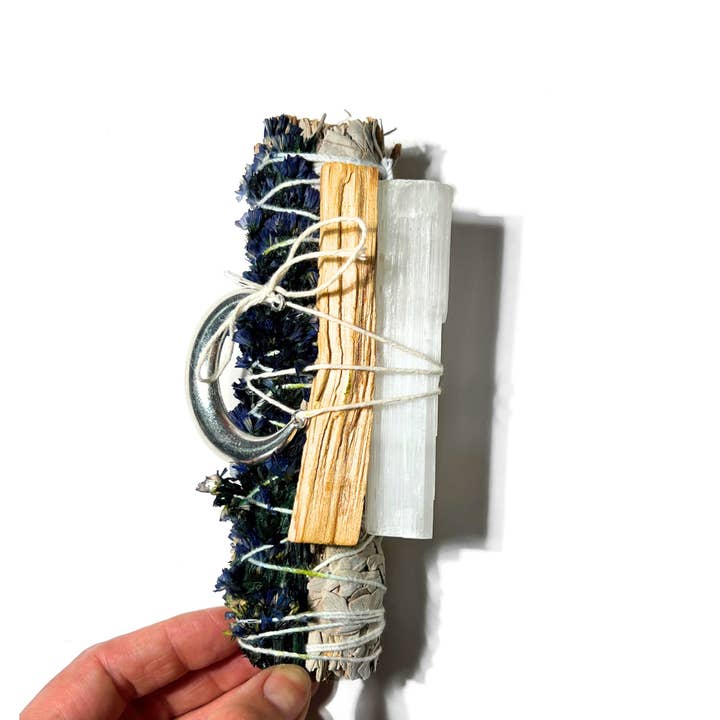 Sow the Magic - Wholesale Sage bundle - Goodnight Moon Ritual Set White Sage Smudge Clearing 6" 3