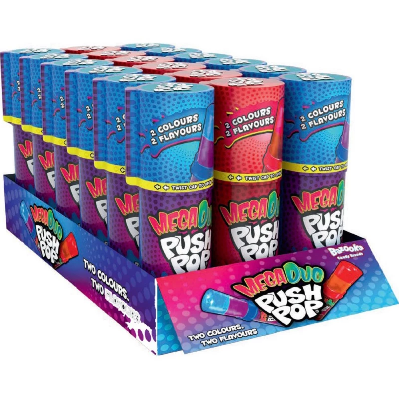 LS GROUP - Wholesale Lollipop - Push Pop Cola/Raspberry/Blackcurrant0